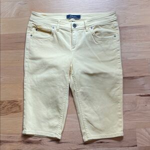Tommy Bahama Light Yellow Jean Shorts
